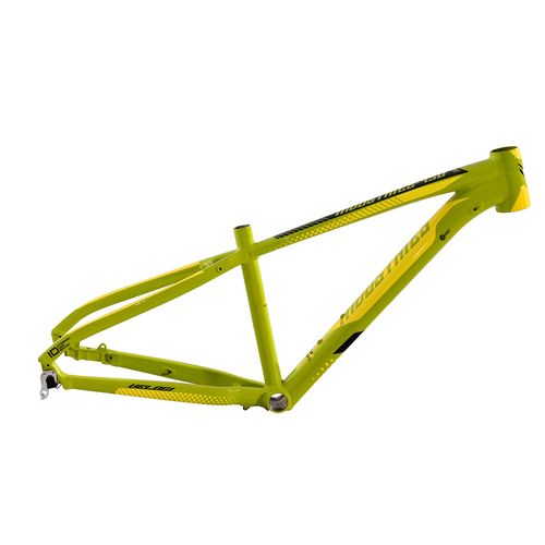 Cuadro MTB Bicicleta V-Indutries 450 Rígido Aluminio R24 T13 Amarillo