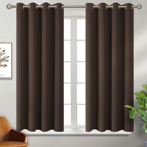Cortinas blackout B.Kind & Beyond chocolate 2 piezas