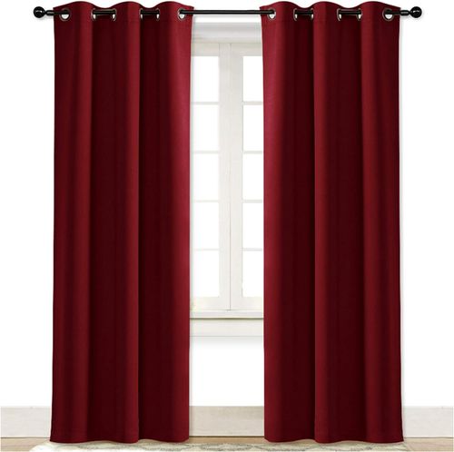 Cortinas Blackout B.kind & Beyond 2 Piezas Tinto