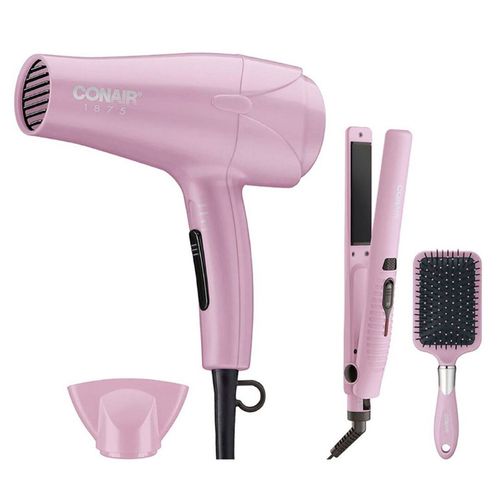 Combo Secadora y Cepillo Conair Morado CB220PP3LES