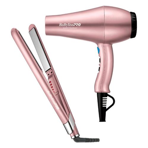 Combo Secadora y Alaciadora Babyliss Rosa BABNTRPP59ES