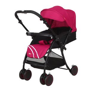 Carriola reversible Dbebé lu baby rosa