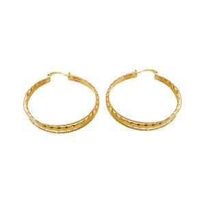Arracada Unlimited by ob chapa de oro 18k a43202340mm