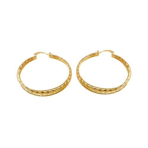 Arracada Unlimited By OB Chapa De Oro 18K A43202340MM