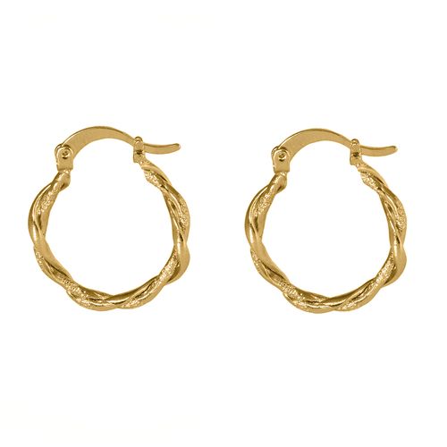 Arracada Unlimited By OB Chapa De Oro 18K AKL432K20MM