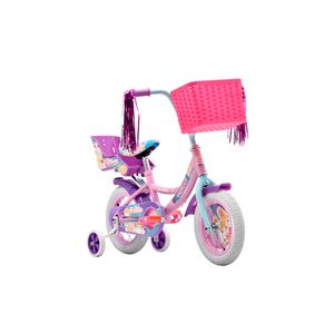 Bicicleta infantil Veloci r12 rosa tutti bunny