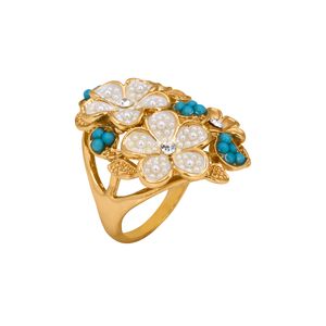 Anillo Unlimited by ob chapa de oro 18k rjz6307 - talla 7