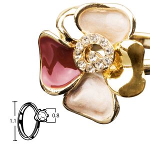 Anillo Unlimited by ob chapa de oro 18k ral8396 - ajustable