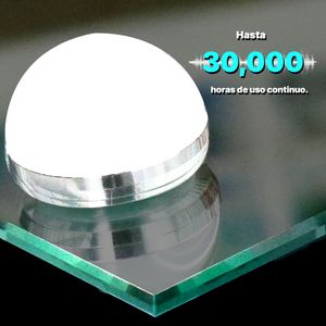 Espejo con marco Fratello lights blanco