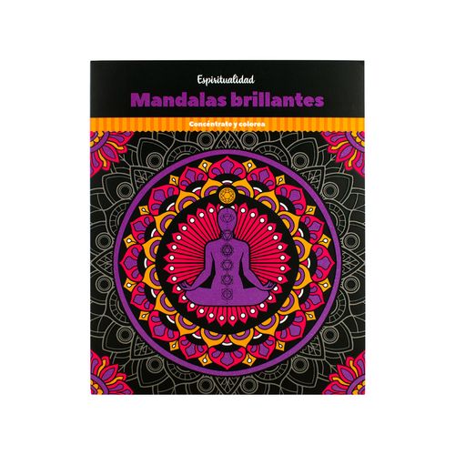 Libro para colorear mándalas brillantes: Espiritualidad