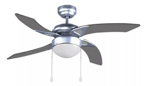 Ventilador De Techo Con Lámpara Adir Gris 2083