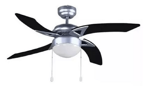 Ventilador De Techo Con Lámpara de Adir Negro 2084