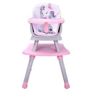 Silla alta 4 en 1 Dbebé grow with me rosa