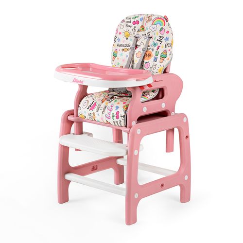 Silla alta 2 en 1 Multiconfort Rosa