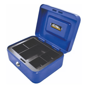 Caja para dinero metálica Adir azul 322