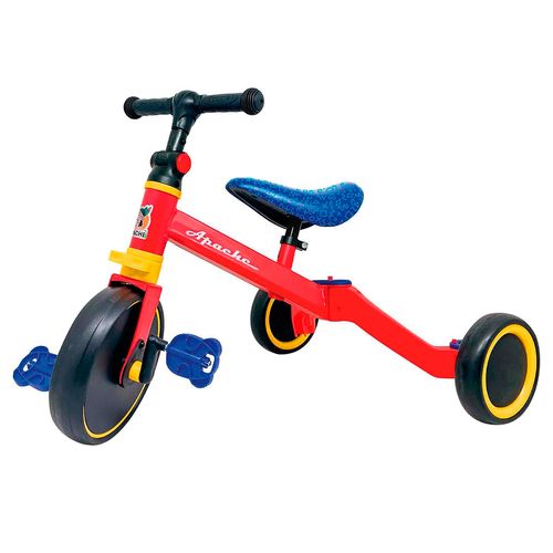 Triciclo Para Niño Apache Transformable 3 En 1 Rojo TO-TTAP