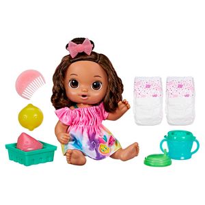 Muñeca Baby Alive bebidas de frutas brnh multicolor f7357