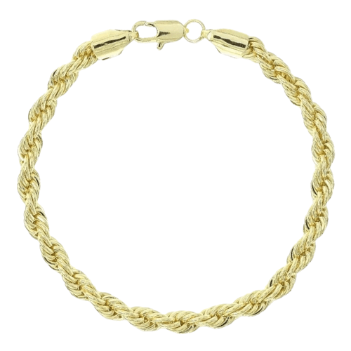 Pulsera Torsal 18 Cm X 5 Mm Joyería M De León Oro 10k