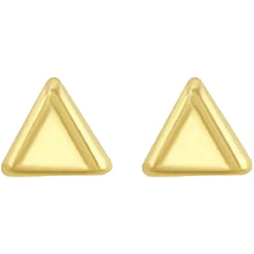 Broquel Mini Triangulo Joyería M De León Oro 10k