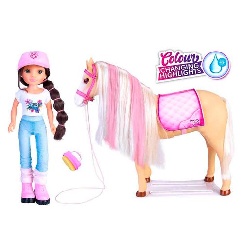 Muñeca Nancy Un Día Con Su Caballo Multicolor NAC49000