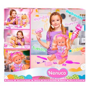 Muñeca Nenuco Peinaditos Para El Colegio Multicolor NFN60000
