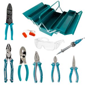 Combo caja de herramientas lentes de seguridad cautín y más Total 268782