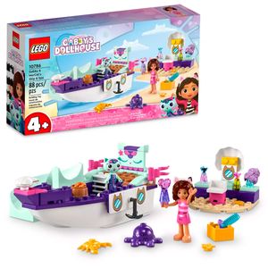 Armable Lego barco y spa de gabby y mercat multicolor 10786