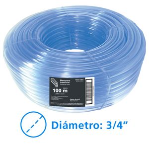 Rollo de manguera industrial estándar IUSA 100 m de 3/4" 619817