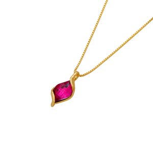 Set de collar y aretes Unlimited by ob chapa de oro 18 k jrcowkm186