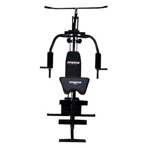 Gimnasio multifuncional Sparta con barras de peso 33.5kg (73,7lbs)