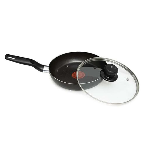 Sartén Redondo Con Tapa Tefal 24cm Negro 0392100