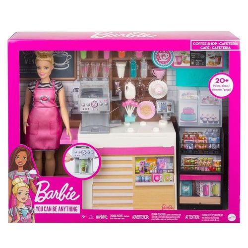 Muñeca Barbie Cafetería Multicolor GMW03