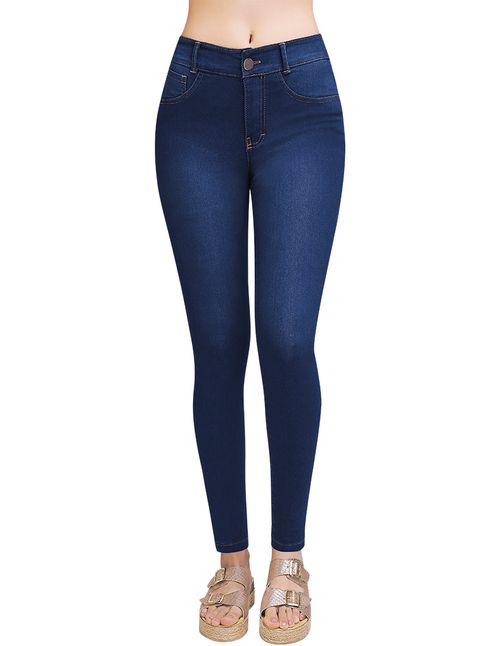 Jeans Devendi Skinny Tiro Alto 111-23