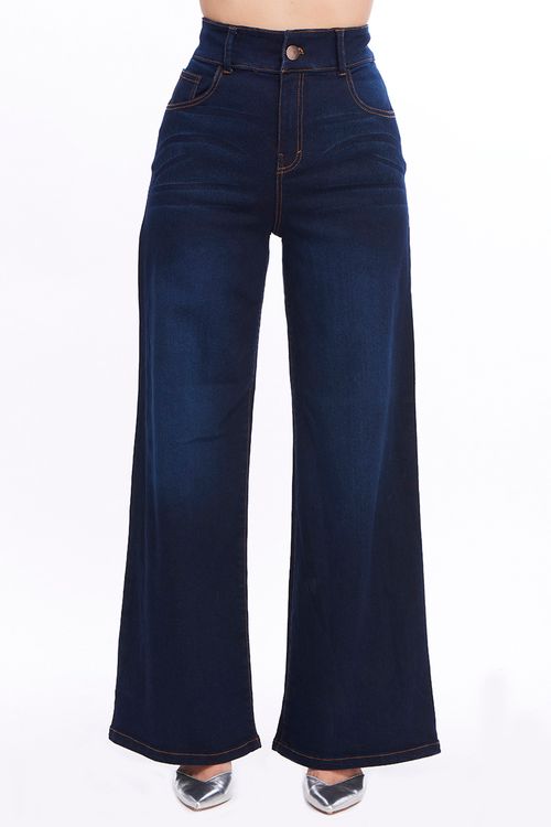 Jeans Devendi Wide Leg Azul 113-21