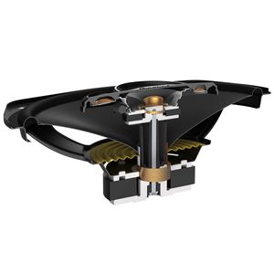 Bocinas ovaladas Pioneer 4 vías negro ts-a6968s