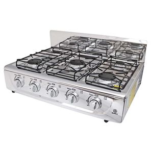 Parrilla de gas Supra 5 quemadores inox 5q-ta