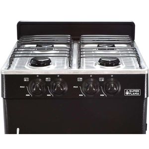 Estufa de gabinete Super Flama 20p negro gaby-n
