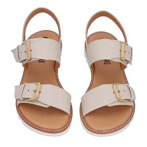 Sandalia Casual Para Dama Nomadas Blanco 37029