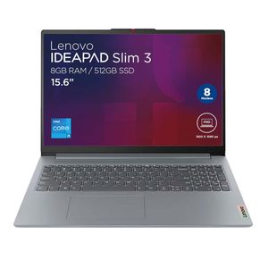 Laptop Lenovo 512 GB 15.6p gris artico 83er004nlm