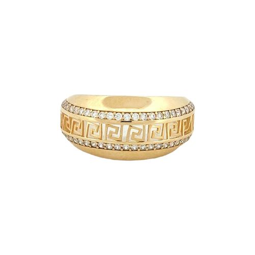 Anillo Grecas Oro 10 k