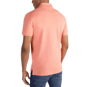 Playera polo para hombre Tommy Hilfiger melón 1985 regular mw0mw32346 tkl