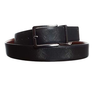 Cinturón Reversible Para Caballero Perry Ellis Negro Café L49-0023-0