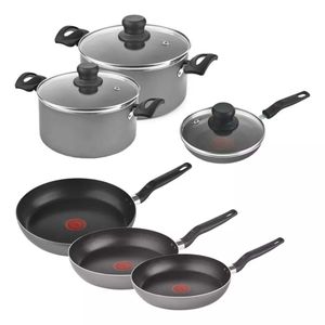 Batería de cocina talent 9 piezas T-fal gris 5819600