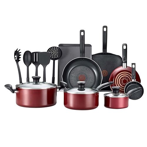 Batería De Cocina Culinare Tefal Rojo B060SG64