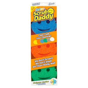 Esponja y fibra Scrub multicolor daddy colors
