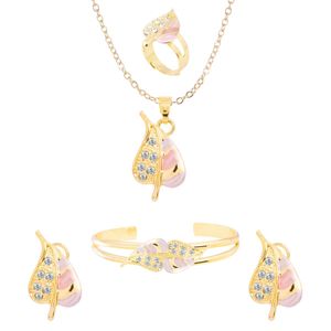Set de collar , aretes y brazalete Unlimited by ob chapa de oro 18 k jrralt0311