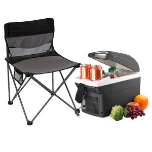 Set de Silla plegable para playa y enfriador/ calentador eléctrico mod. mlg-p1