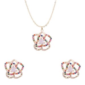 Set de collar y aretes Unlimited by ob chapa de oro 18 k jromld06zvc