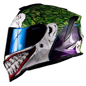 Casco abatible Kov verde zero joker