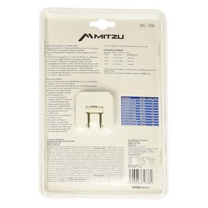 Cargador de baterías Mitzu blanco mc-700